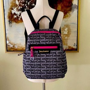 Juicy Couture status black beige lollipop backpack BNWT